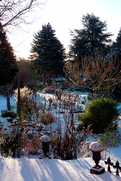 Ehemaliger eigener Privatgarten I Sabine Zentek, Impressionen Winter