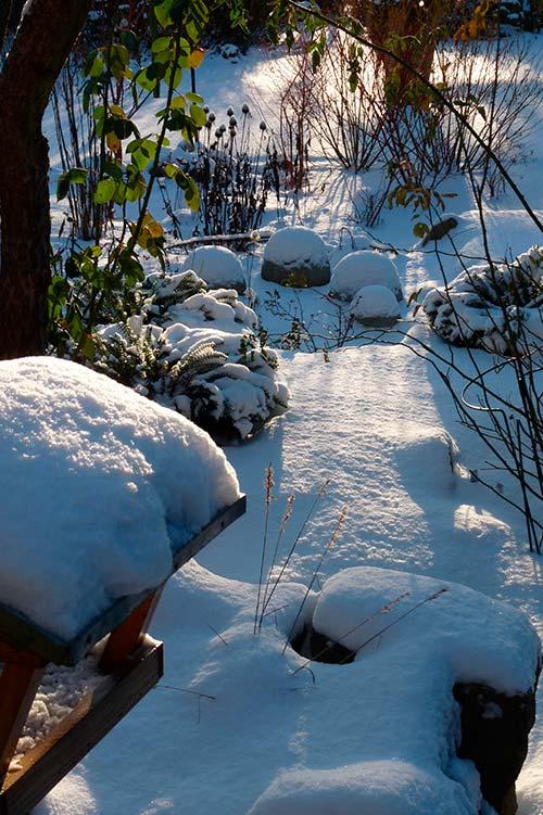 Ehemaliger eigener Privatgarten I Sabine Zentek, Impressionen Winter